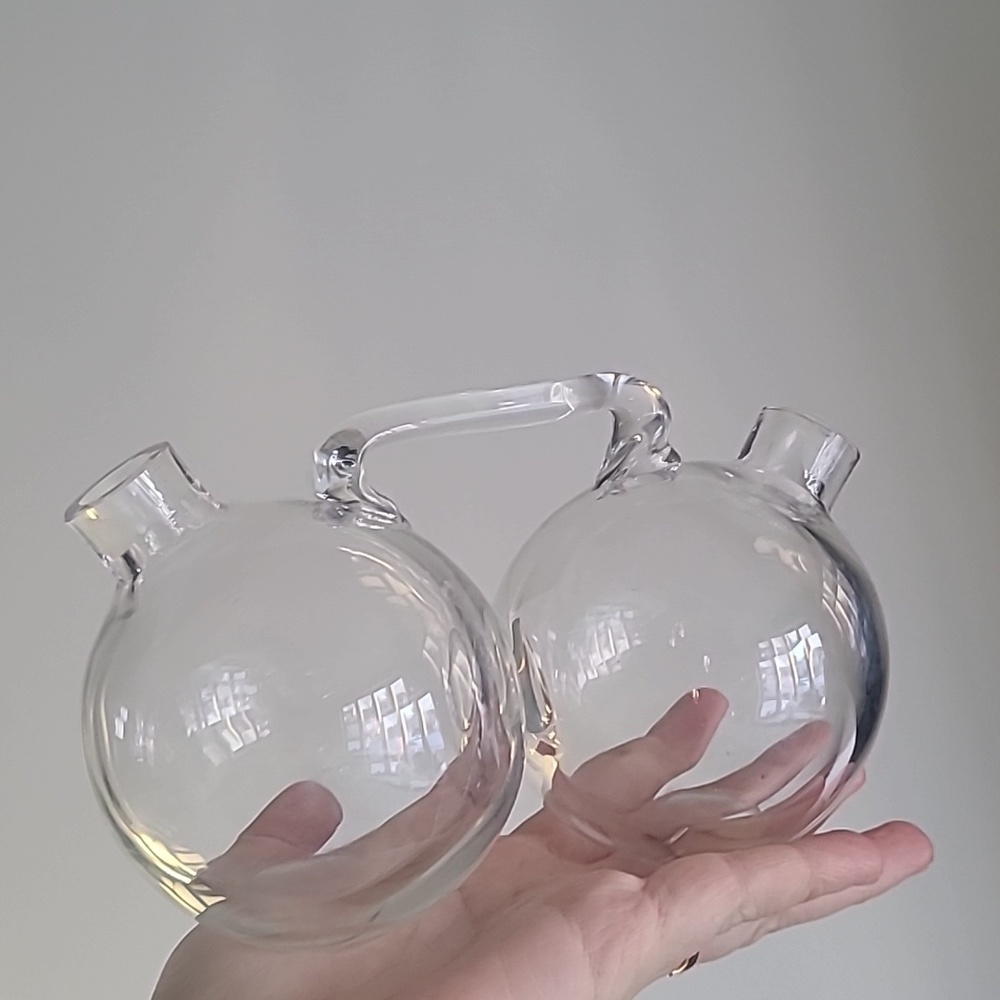 Vintage glass propagation vase